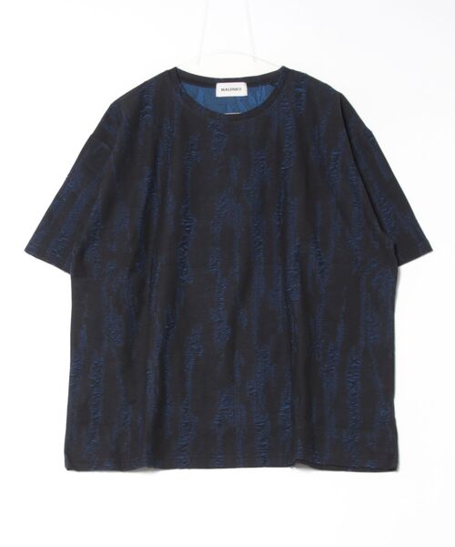 a.p.o.v.(エーピーオービー)の「a.p.o.v. ジャガード編みフリンジダメージ加工模様オーバーサイズTシャツ(Tシャツ/カットソー・メンズ・ブラック/ホワイト/ベージュ・ONESIZE)」の16枚目の写真