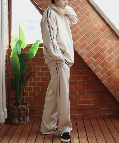 THRASHER(スラッシャー)の「THRASHER ジャージハーフジップジャケット(スウェット・メンズ・ベージュ/ホワイト/ブラック・X-LARGE/MEDIUM/LARGE)」の5枚目の写真