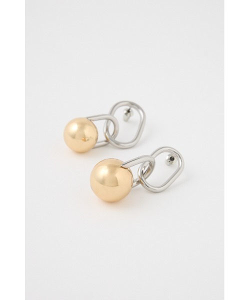 SLY(スライ)の「METALBALL P/EARRING メタルボール ピアス(ピアス(両耳用)・レディース・マルチ・FREE)」の2枚目の写真