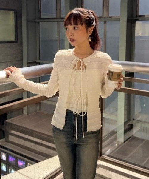 SLY(スライ)の「METALBALL P/EARRING メタルボール ピアス(ピアス(両耳用)・レディース・マルチ・FREE)」の6枚目の写真