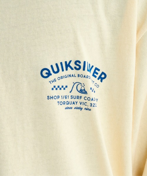 Quiksilver(クイックシルバー)の「BRICKS AND MORTAR ST /クイックシルバーバックプリントルーズフィット天竺半袖Tシャツ(Tシャツ/カットソー・メンズ・ホワイト/ブラック/イエロー/インディゴブルー・MEDIUM/LARGE/X-LARGE/SMALL)」の11枚目の写真