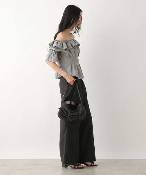 Heather（ヘザー）の「フリルデザインオフショルブラウス　452794（シャツ/ブラウス・レディース・オフホワイト/ブラック系その他/ブルー系その他・FREE）」の15枚目の写真