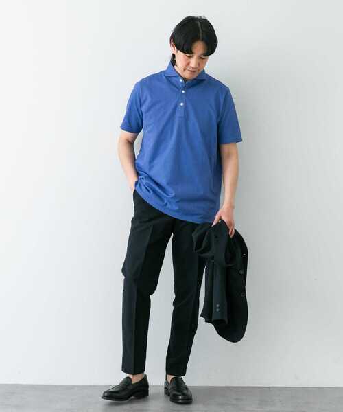 セール】『吸水速乾』LIFE STYLE TAILOR カッタウェイ半袖プルオーバー