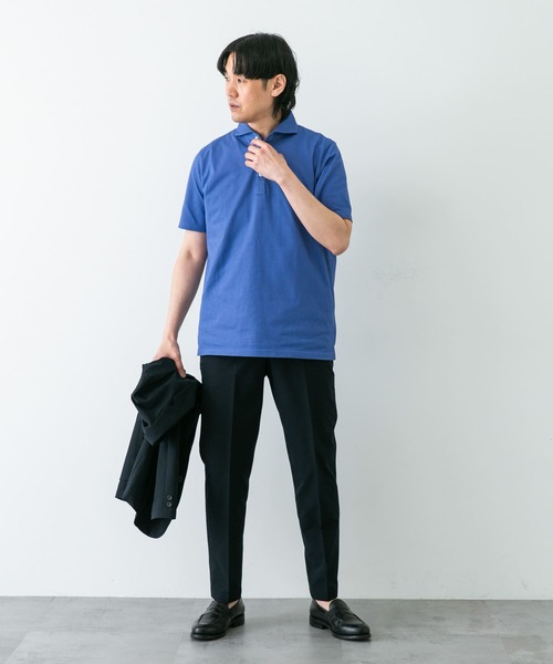 URBAN RESEARCH DOORS(アーバンリサーチドアーズ)の「『吸水速乾』LIFE STYLE TAILOR カッタウェイ半袖プルオーバー(シャツ/ブラウス・メンズ・ホワイト/グレー/ブルー/ネイビー/カーキ・MEDIUM/LARGE/X-LARGE)」の17枚目の写真