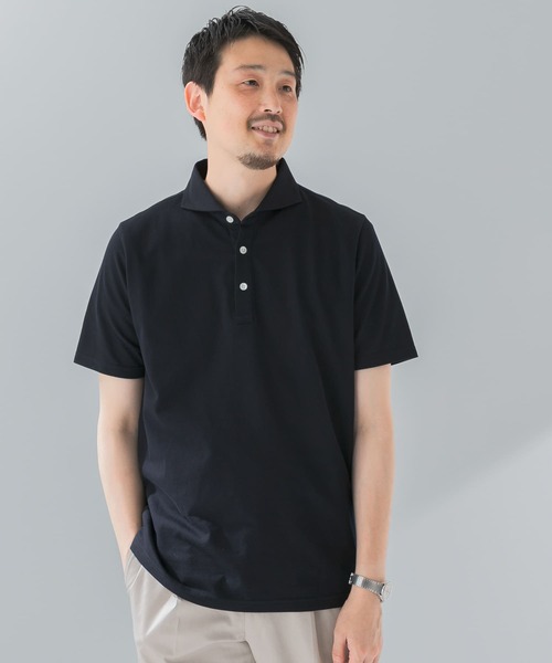セール】『吸水速乾』LIFE STYLE TAILOR カッタウェイ半袖プルオーバー
