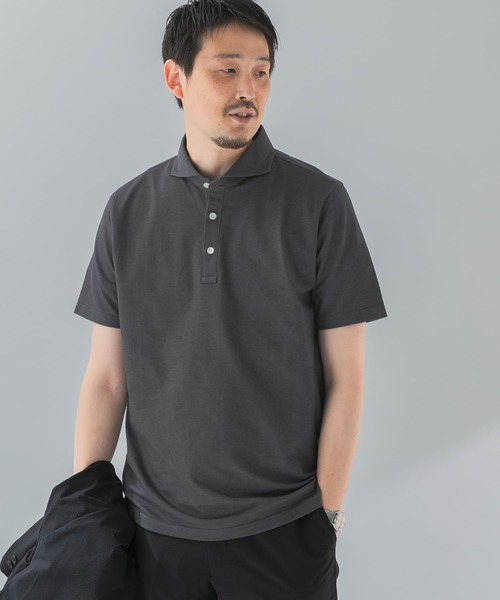 セール】『吸水速乾』LIFE STYLE TAILOR カッタウェイ半袖プルオーバー