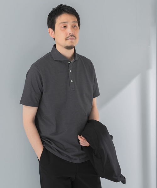 セール】『吸水速乾』LIFE STYLE TAILOR カッタウェイ半袖プルオーバー