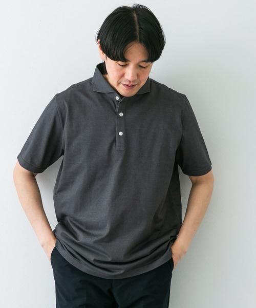 ポロロ樣専用 セール】『吸水速乾』LIFE STYLE TAILOR カッタウェイ半袖プルオーバー