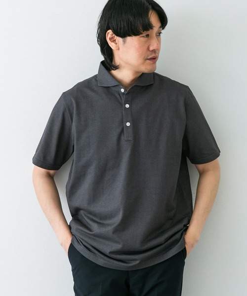 セール】『吸水速乾』LIFE STYLE TAILOR カッタウェイ半袖プルオーバー