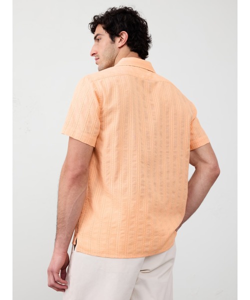 BANANA REPUBLIC FACTORY STORE(バナナリパブリック ファクトリーストア)の「BANANA REPUBLIC FACTORY STORE テクスチャード リゾートシャツ◆(シャツ/ブラウス・メンズ・ブルー/ブルー系その他/オレンジ系その他/マルチ/グリーン/イエロー/ホワイト×ブラック/ブルー系その他2・S/M/L/XL)」の12枚目の写真