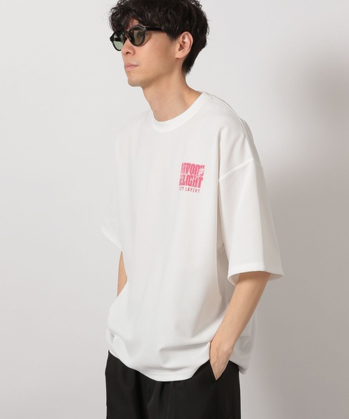 LAKOLE（ラコレ）の「ダイナーバックプリントＴ / 455521（Tシャツ/カットソー・メンズ・ブラック/ホワイト/マスタード・MEDIUM/LARGE）」の5枚目の写真
