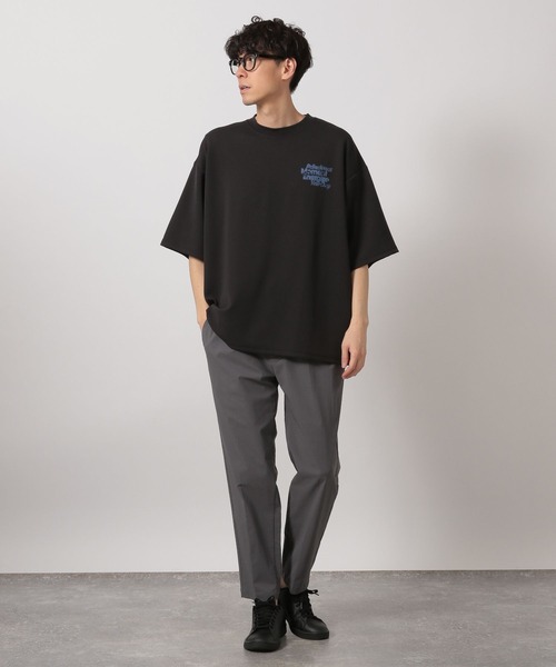 LAKOLE（ラコレ）の「ダイナーバックプリントＴ / 455521（Tシャツ/カットソー・メンズ・ブラック/ホワイト/マスタード・MEDIUM/LARGE）」の12枚目の写真