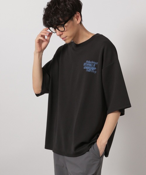 LAKOLE（ラコレ）の「ダイナーバックプリントＴ / 455521（Tシャツ/カットソー・メンズ・ブラック/ホワイト/マスタード・MEDIUM/LARGE）」の13枚目の写真