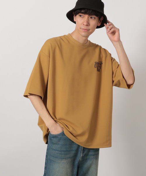 LAKOLE（ラコレ）の「ダイナーバックプリントＴ / 455521（Tシャツ/カットソー・メンズ・ブラック/ホワイト/マスタード・MEDIUM/LARGE）」の15枚目の写真