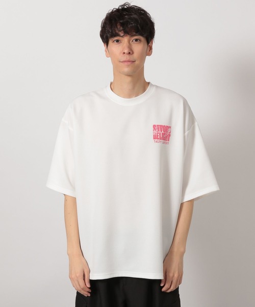 LAKOLE（ラコレ）の「ダイナーバックプリントＴ / 455521（Tシャツ/カットソー・メンズ・ブラック/ホワイト/マスタード・MEDIUM/LARGE）」の16枚目の写真
