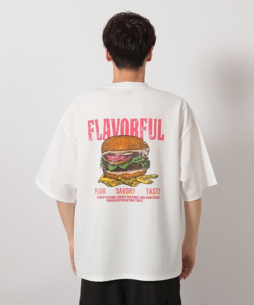 LAKOLE（ラコレ）の「ダイナーバックプリントＴ / 455521（Tシャツ/カットソー・メンズ・ブラック/ホワイト/マスタード・MEDIUM/LARGE）」の18枚目の写真