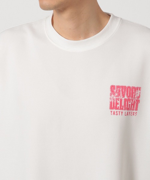 LAKOLE（ラコレ）の「ダイナーバックプリントＴ / 455521（Tシャツ/カットソー・メンズ・ブラック/ホワイト/マスタード・MEDIUM/LARGE）」の19枚目の写真