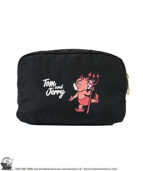 公式】TOM and JERRY 天使と悪魔リバーシブルポーチ（ポーチ