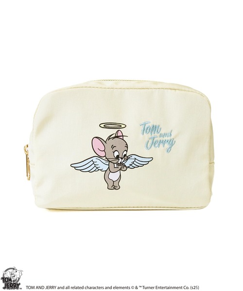 公式】TOM and JERRY 天使と悪魔リバーシブルポーチ（ポーチ