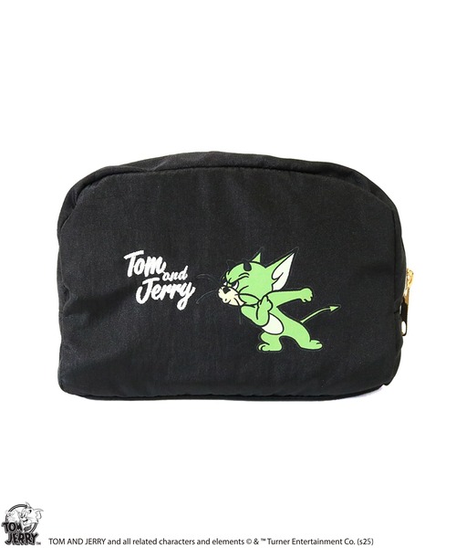 すどーザウルス　リバーシブルポーチ 公式】TOM and JERRY 天使と悪魔リバーシブルポーチ（ポーチ