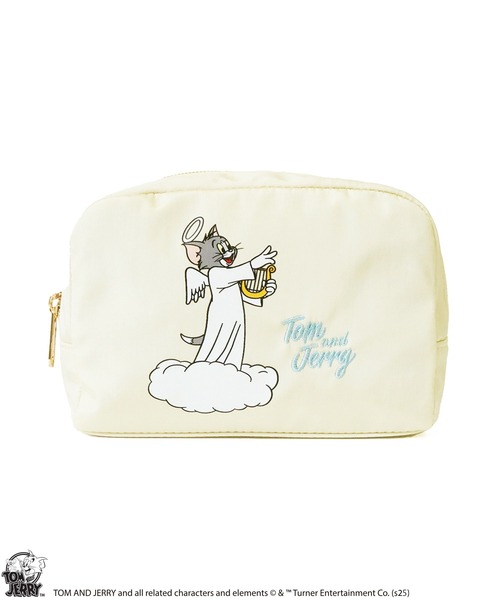 すどーザウルス　リバーシブルポーチ 公式】TOM and JERRY 天使と悪魔リバーシブルポーチ（ポーチ