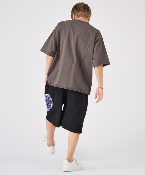 REGIEVO(レジエボ)の「ビンテージ古着風ロゴ半袖Tシャツ(Tシャツ/カットソー・メンズ・チャコールグレー/ブラック/オフホワイト・LARGE/MEDIUM)」の9枚目の写真