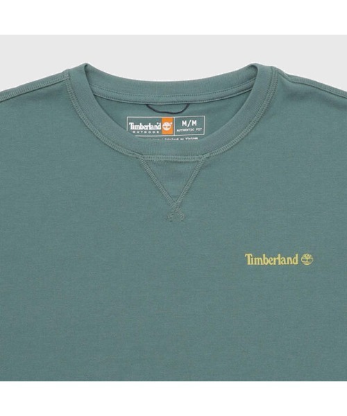 【Timberland】迷彩ロゴ 半袖 Tシャツ グリーン / 送料無料 セール】半袖 アンチUV Tシャツ メンズ（Tシャツ/カットソー