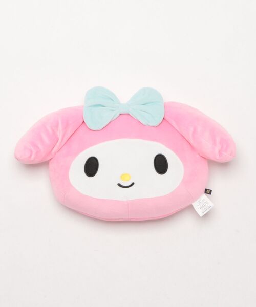 sanrio(サンリオ)の「【 sanrio 】 サンリオキャラクターズ ダイカットフェイスクッション 25S5(クッション/クッションカバー・レディース・ピンク/ホワイト/ライトグリーン/イエロー/ライトピンク/ホワイト×ブラック・FREE)」の5枚目の写真