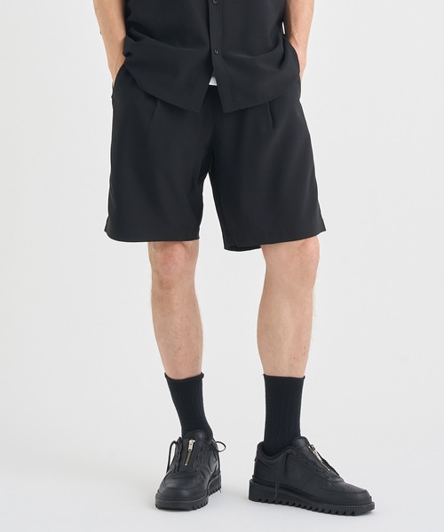 ATTACHMENT（アタッチメント）の「【ATTACHMENT/アタッチメント】別注 PE CONPACT TWILL SHORTS/セットアップ対応（その他パンツ・メンズ・ブラック/グレー・1/2/3）」の2枚目の写真