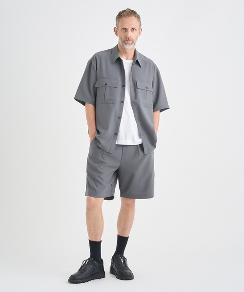 ATTACHMENT（アタッチメント）の「【ATTACHMENT/アタッチメント】別注 PE CONPACT TWILL SHORTS/セットアップ対応（その他パンツ・メンズ・ブラック/グレー・1/2/3）」の12枚目の写真