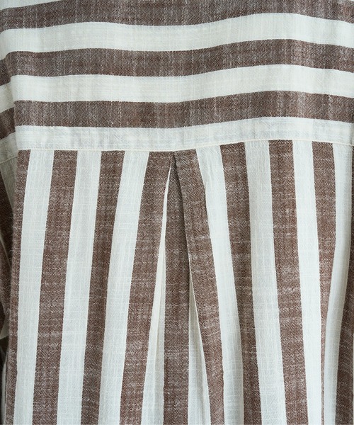 ブラウス シャツ MORNING TIME AGAIN S /ロキシーストライプ柄長袖シャツ レディース ROXY ブラウス シャツ MORNING TIME AGAIN S /ロキシー