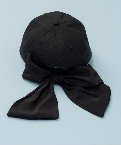 MAISON SPECIAL メゾンスペシャル　リボン　キャップ Back Ribbon Cap