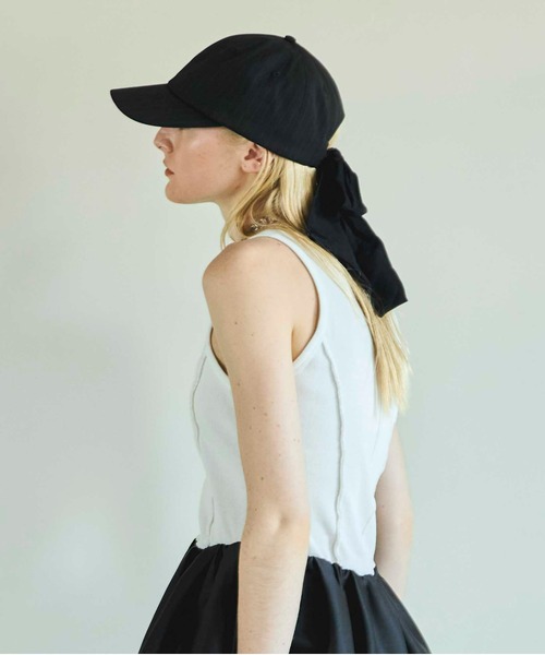 Back Ribbon Cap/バックリボンキャップ【MAISON SPECIAL/メゾン
