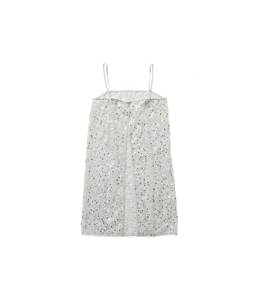 ANDRESD（アンドレスド）の「キラキラスパンコールドレス / kirakira spangle dress（ドレス・レディース・ブラック/オフホワイト/シルバー/ゴールド・M/L）」の7枚目の写真