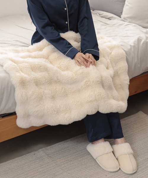 クラウド ボア ぽこぽこ 韓国 ブランケット 節電 防寒 ひざ掛け