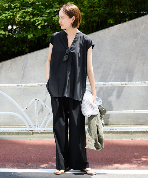 SLOBE IENA - 2点セット SLOBE IENA｜《2枚セット》カットジョーゼットセットアップ