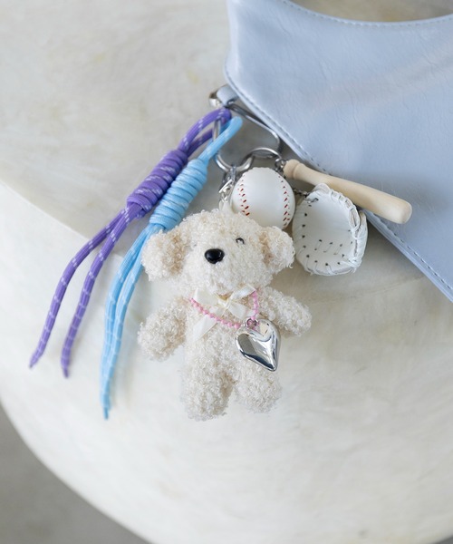 セール】【Merry Gem】ベアモチーフチャーム ストラップ キーホルダー