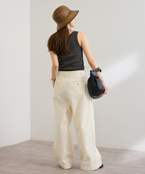 FRAMeWORK（フレームワーク）の「≪追加≫GICIPII/ジチピ VAVADIO 2（タンクトップ・レディース・スミクロ/ベージュ系その他/ブラウン/ホワイト・FREE）」の13枚目の写真