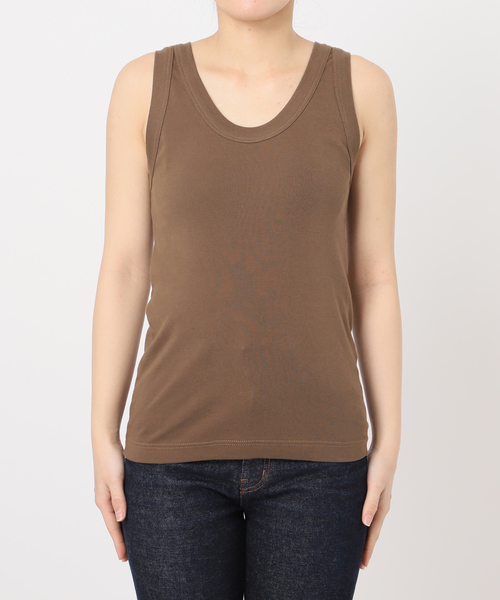 FRAMeWORK（フレームワーク）の「≪追加≫GICIPII/ジチピ VAVADIO 2（タンクトップ・レディース・スミクロ/ベージュ系その他/ブラウン/ホワイト・FREE）」の19枚目の写真