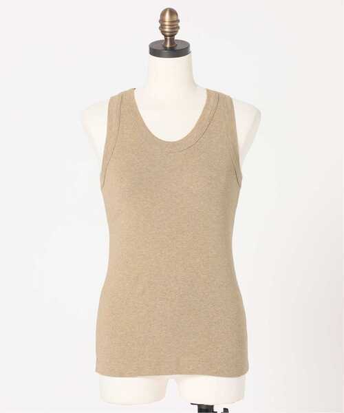 FRAMeWORK（フレームワーク）の「≪追加≫GICIPII/ジチピ VAVADIO 2（タンクトップ・レディース・スミクロ/ベージュ系その他/ブラウン/ホワイト・FREE）」の17枚目の写真