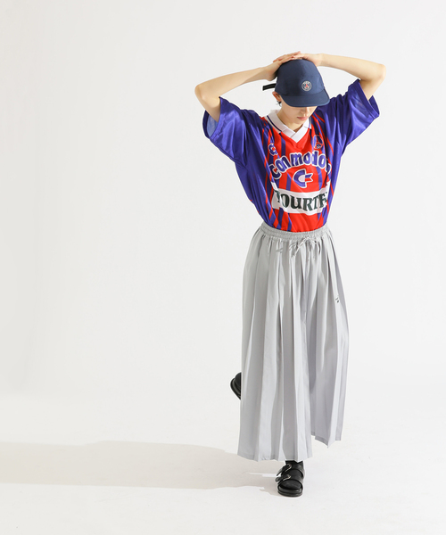PARIS SAINT-GERMAIN(パリサンジェルマン)の「【EVA*PSG】 JP WIDE-LEG PLEATED PANTS(その他パンツ・レディース・ブラック/ライトグレー・FREE)」の10枚目の写真