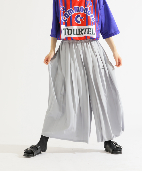 PARIS SAINT-GERMAIN(パリサンジェルマン)の「【EVA*PSG】 JP WIDE-LEG PLEATED PANTS(その他パンツ・レディース・ブラック/ライトグレー・FREE)」の13枚目の写真