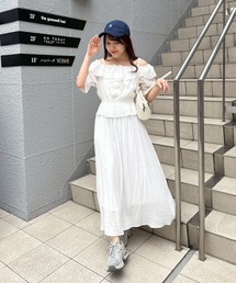 pium フェミニンペプラムワンピース限定色 ♡Pium フェミニンペプラムワンピース♡ - メルカリ