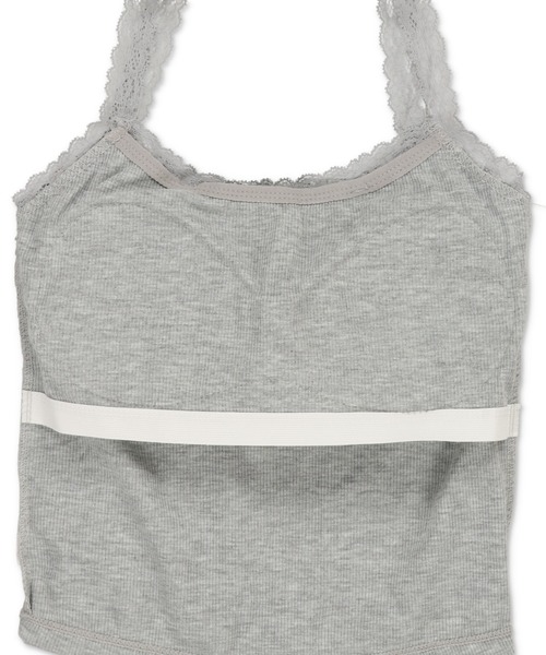 SPINNS(スピンズ)の「カップ付きキャミソール/ヘンリーネック/レース(キャミソール・レディース・ブラック/グレー/アイボリー・ONESIZE)」の19枚目の写真