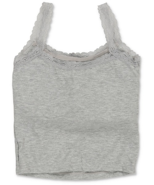 SPINNS(スピンズ)の「カップ付きキャミソール/ヘンリーネック/レース(キャミソール・レディース・ブラック/グレー/アイボリー・ONESIZE)」の17枚目の写真