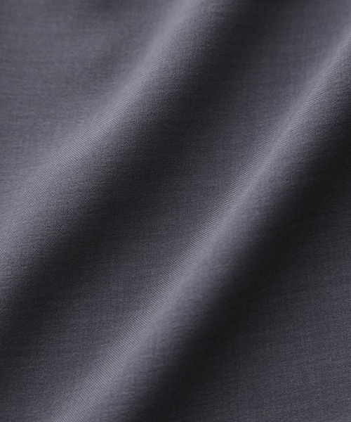 NANO universe（ナノユニバース）の「メランジドライ イージーワイドパンツ(セットアップ可)（その他パンツ・レディース・アイボリー/チャコール/ベージュ・S/M）」の6枚目の写真