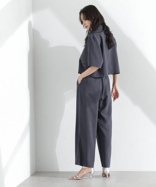 セール】メランジドライ イージーワイドパンツ(セットアップ可