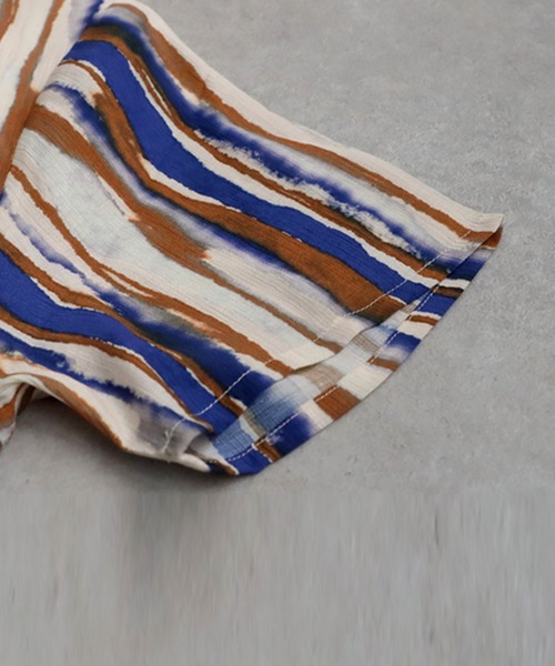 antiqua（アンティカ）の「ニュアンス柄ワンピース（シャツワンピース・レディース・ブルー系その他・P/R）」の14枚目の写真