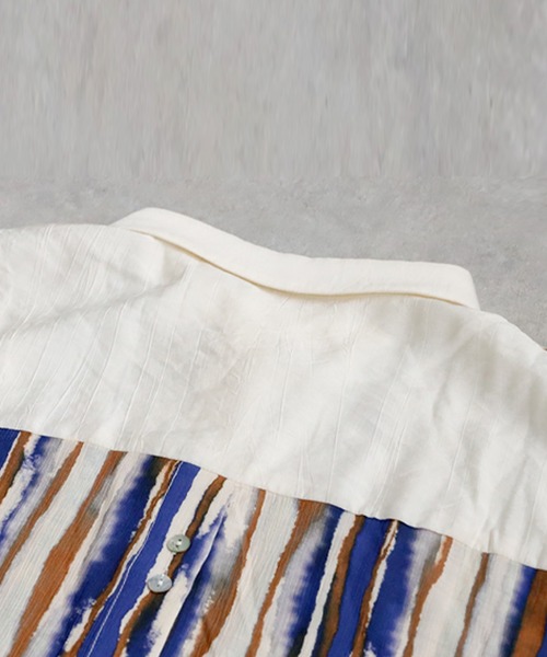 antiqua（アンティカ）の「ニュアンス柄ワンピース（シャツワンピース・レディース・ブルー系その他・P/R）」の16枚目の写真