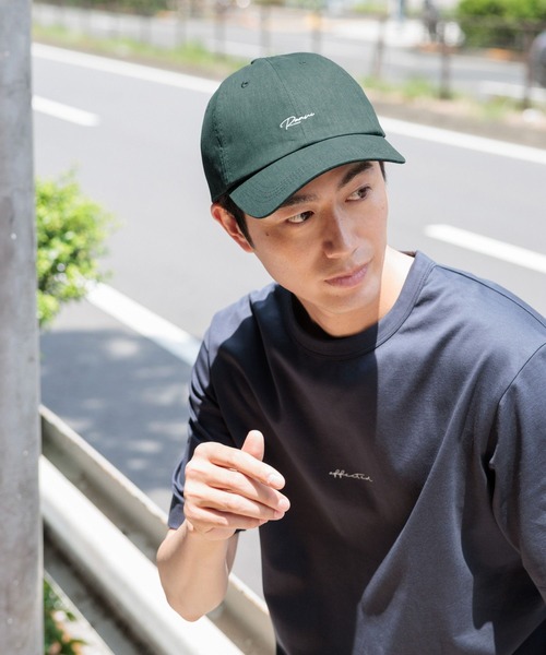 GLOBAL WORK(グローバルワーク)の「カジュアルクラシックロゴCAP/326873(キャップ・メンズ・ダークグレー/ブラック/グリーン/グレイッシュベージュ・FREE)」の4枚目の写真